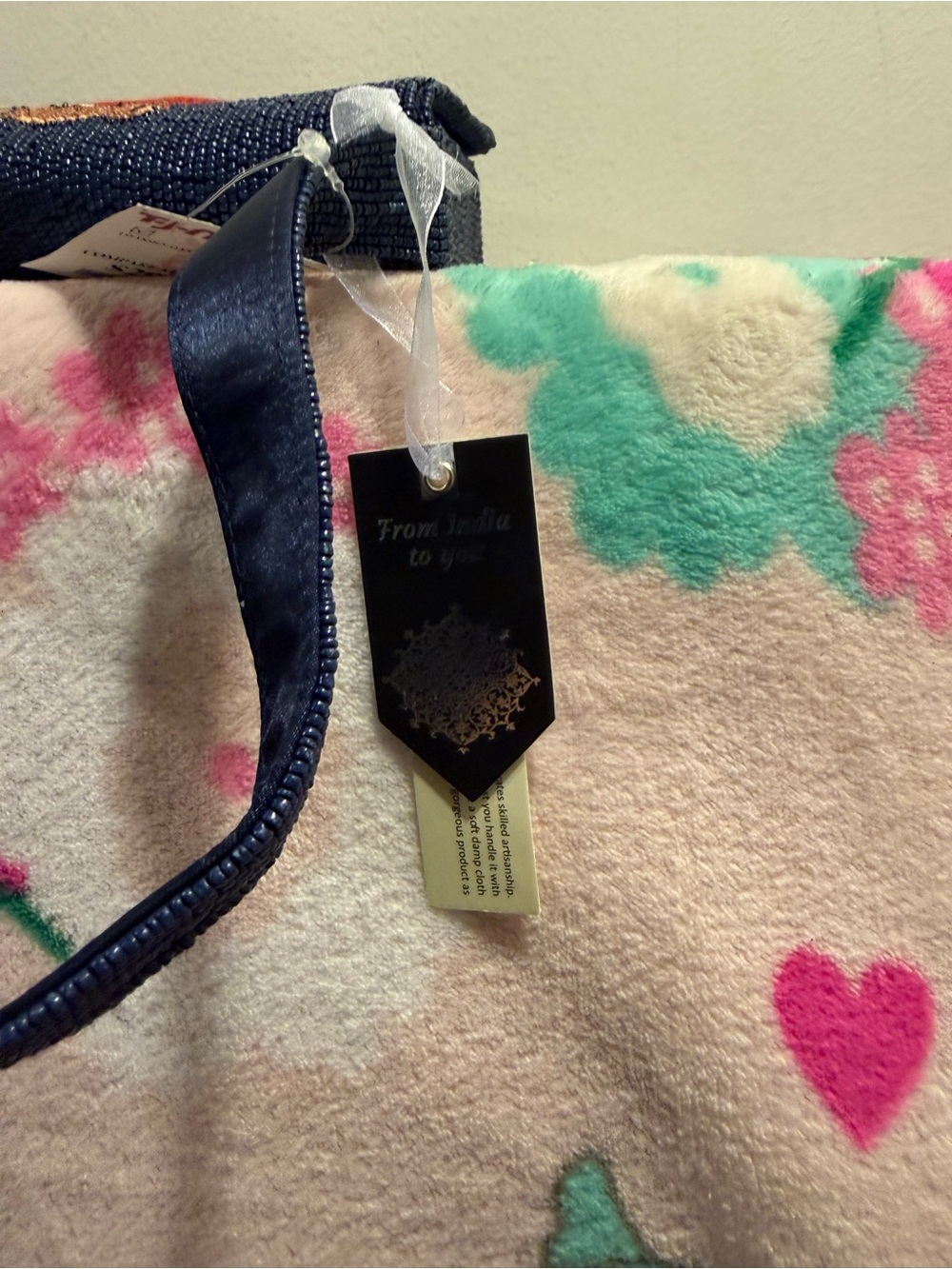 Beaded Teddy Bear Bag - Picture 4 of 7